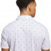 Adidas男短袖Polo衫(白底小菱形印花)#KG9099